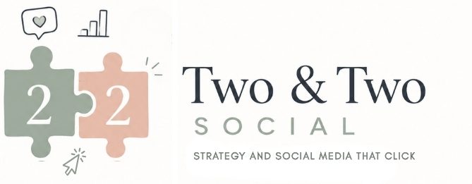 two and two social logo