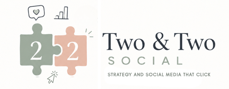 two and two social logo